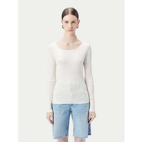 Gobi 고비 캐시미어고비 골지 Cotton 실크 캐시미어 Blend 스웨터 니트 위스퍼 화이트 307715