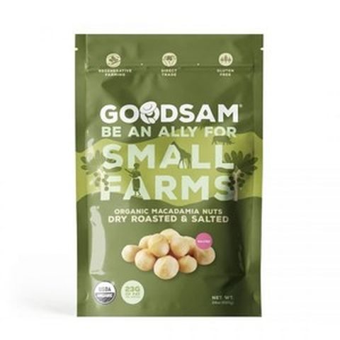 굿샘 유기농 생 마카다미아 견과류 1.5lb 무염 글루텐 프리 Non GMO 비건 케토 재생농업 직거래, Roasted_24 Ounce (Pack of 1), 680g, 1개