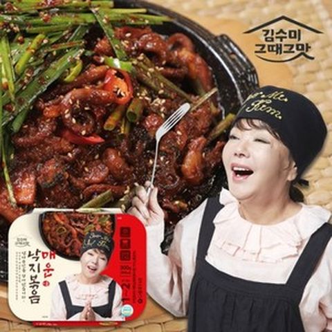 [김수미그때그맛] 김수미 매운 낙지 볶음 300g x 4팩, 4개