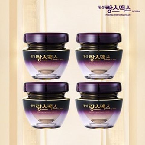 보습케어 동성제약NEW 랑스맥스 주름 기미케어 크림 4통 패키지 - 없음지속, 4개