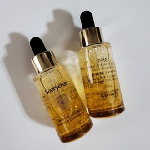 수려한 황금실크 콜라겐 앰플 세트, 2개, 20ml