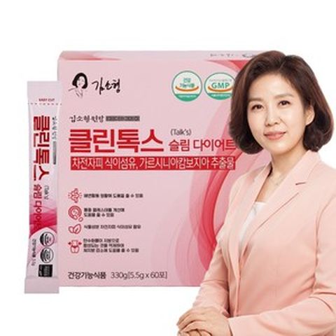 [김소형원방] 클린톡스 슬림 다이어트 5.5g x 60포 차전자피 가르시니아 섬유질, 1개, 330g