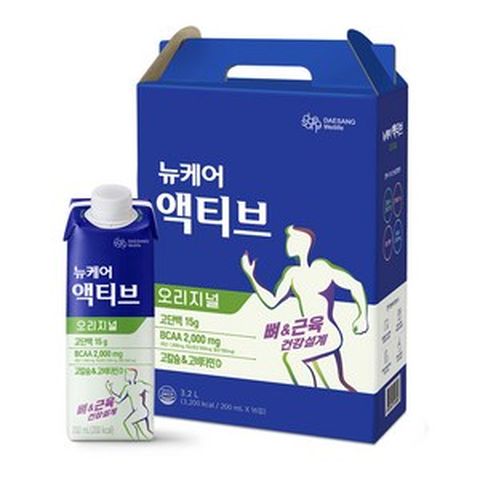 대상웰라이프 뉴케어 액티브 오리지널 16입set 1박스, 단품