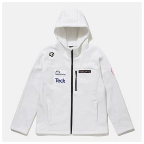 데상트 데상트후드집업 KQF SO323SKT98-WHT 캐나다 스키크로스 후드형 본딩 플리스 / WHT 899088