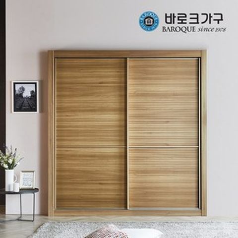바로크가구 리얀 올갤러리 슬라이딩 7자 장롱세트 2070, 화이트_장롱 2통(960x2) 207cm 7자