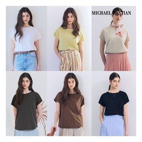 마이클 티셔츠 여성 바스티안 마이클바스티안 오가닉 실켓 돌먼 6종 25SS 140502