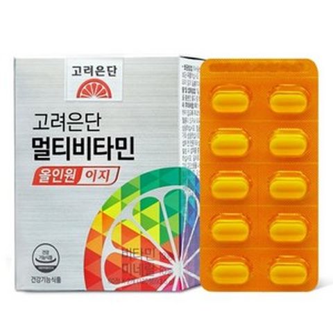 (NEW) 고려은단 멀티비타민 올인원 이지 780mg x 120캡슐 x2개, 2개, 120정