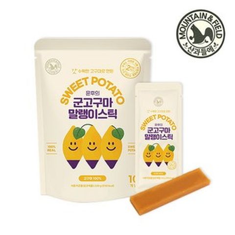 [산과들에] 윤후의군고구마말랭이스틱10개세트x3 / 간식, 30개, 상세 설명 참조