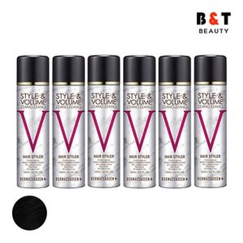 기타 (뷰티) 더마클라센 스타일앤 볼륨짱짱 흑채 스프레이 블랙 120ml x6, 6개