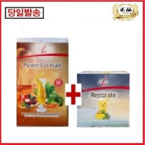 독일피엠(PM) 독일피엠(PM)파워칵테일＋리스토레이트, 1세트, 60정