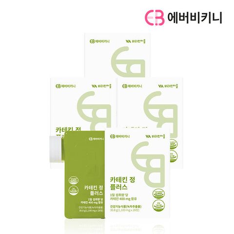 에버비키니 카테킨 정 플러스 1100 mg 4박스 총112정 16주분