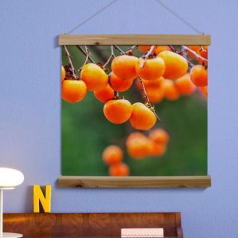 ts443-우드스크롤_60CmX60Cm-금전운높여주는감나무-3.이미지