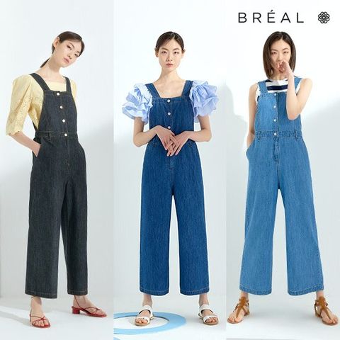브리엘 썸머 데님 점프수트 [런칭 가격 59,900원]
