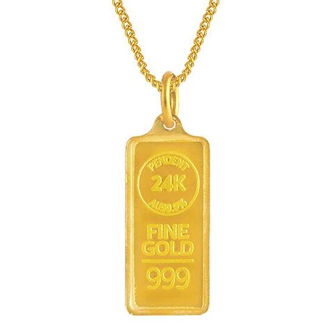 [골드피아] 순금 골드바 목걸이 3.75g