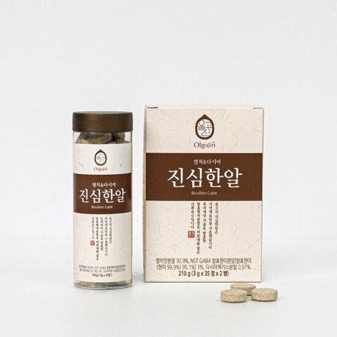 올고진 고체 육수 진심한알 35정x2병