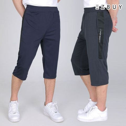 이지바이 대박난 남성 무지 7부 트레이닝 반바지(XS31LP034M)