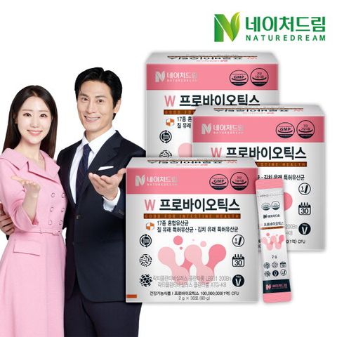 네이처드림 W 프로바이오틱스 질건강유산균 2g x 30포 3박스