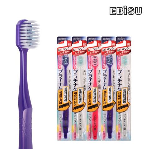 에비스칫솔 플래티넘케어 5개 화이트닝 미백케어