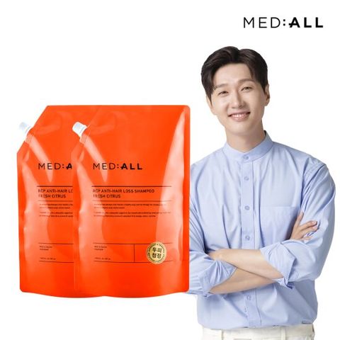메디올 샴푸 리필1600ml 2개 시트러스향