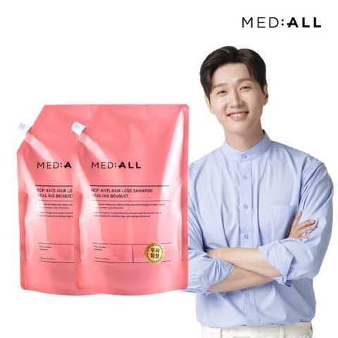 메디올 샴푸 리필1600ml 2개 힐링부케향