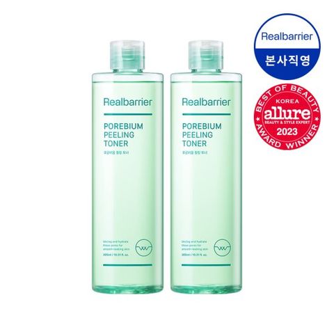 [리얼베리어] 모공비움 필링 토너 305mlX2