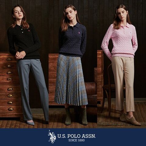 [USPA] 여성 케이블 카라니트