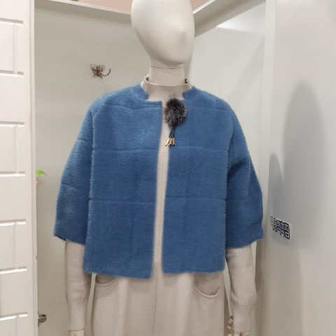 [엠벨라]엠벨라 DP01 밍크코사지가디건 MBBW10G014 (9413836)