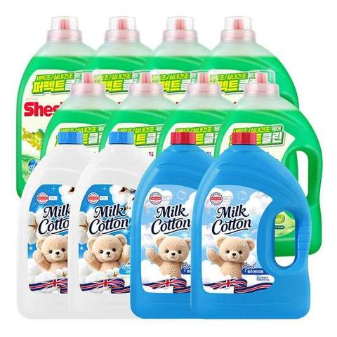 쉬슬러 퍼펙트 유칼립투스 3.05L 8개+파우더 2개+에이프릴 2개