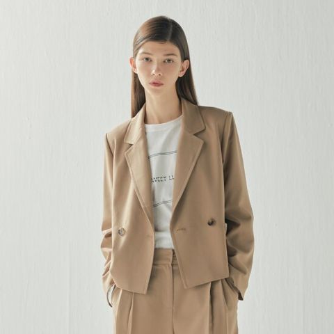 데일리라운지 숏기장 자켓