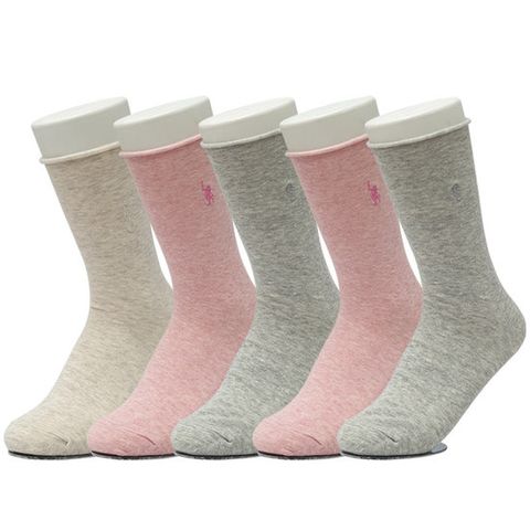 폴로나이즈 무압박 여자 돌돌이양말 장목 5켤레 L-109 여성양말