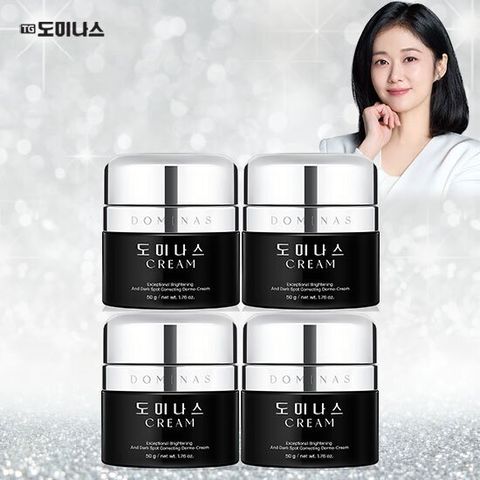 도미나스 크림4X 4세대 더블구성 알4통 기미크림 미백크림