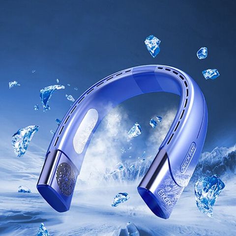 EIKER 쿨패드 넥밴드 목걸이 휴대용 목풍기 캠핑 선풍기 4000mAh