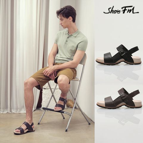 슈에프엠 남성 커브 푹신 샌들
