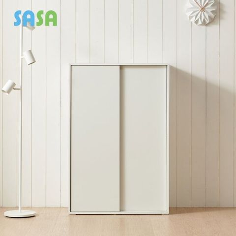 사사가구 뉴브리엘 슬라이딩 키큰 다용도 선반 수납장 1200