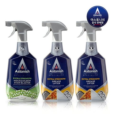 아스토니쉬 곰팡이 제거제 + 기름때 제거제 2개 [750ml]