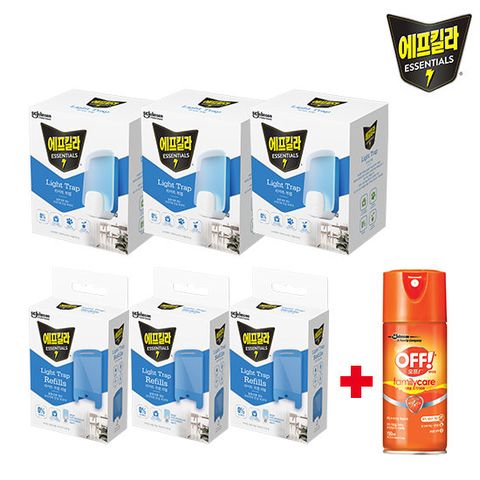 에프킬라 라이트트랩 트리플 세트(본품3개+리필12개)