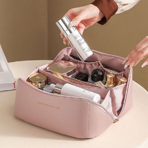 로즈 다용도 멀티 화장품파우치 여행용 메이크업가방
