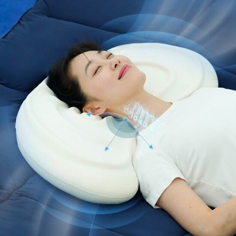 미니멀룸 수면 호흡 베개 바른자세 낮은 배게