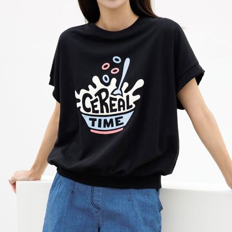 [모노앳디] 로렐 나염 반팔 티셔츠