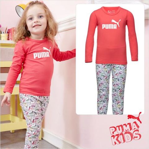 푸마키즈 여아내복 웜웨어 MOVE 상하의세트 1종