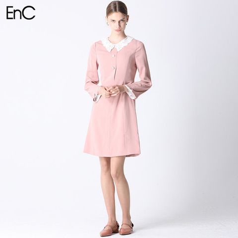 [EnC] 레이스카라 포멀 원피스 (택가격299000원)