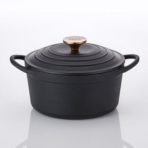 베카 시즈닝 무쇠냄비 20cm 양수