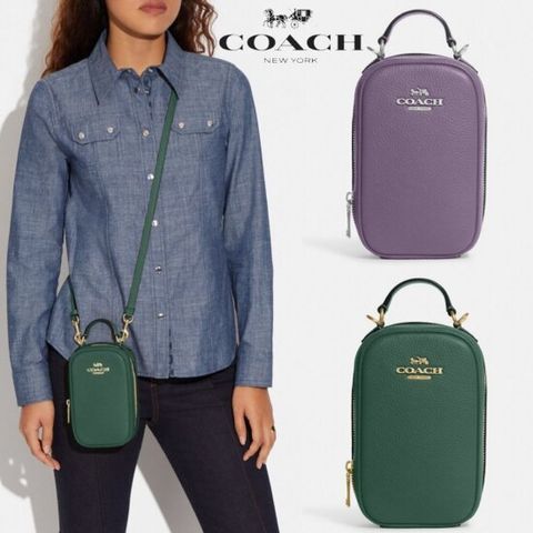 코치 COACH CB854 여자 가방 에바 핸드폰 팩 케이스 크로스백