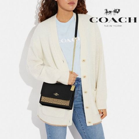 코치 COACH CJ943 여자 가방 클레어 시그니쳐 캔버스 크로스백