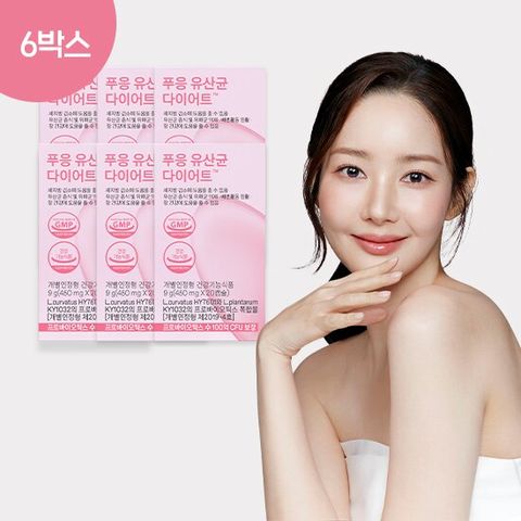 푸응 100억 락토바실러스 유산균 다이어트 6박스