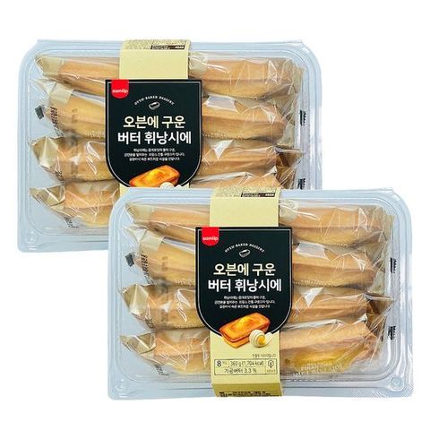 [삼립식품]오븐에구운버터휘낭시에 (8개입) 2개