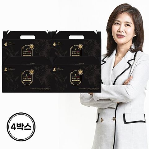 김소형 유황먹고자란 흑염소진액 1++ 4박스 (70ml*30포*4박스)