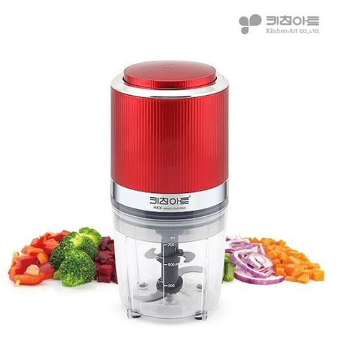 키친아트 만능 전동 다지기 마늘 야채 채소 양파 고기 이유식 멀티 믹서기 KP-60R