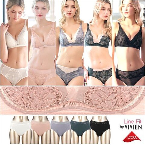 [비비안]엘레강스 풀컵 노와이어 브라팬티 16종(RS680)