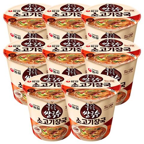 농심 후루룩 쌀국수 소고기장국 73g 8개